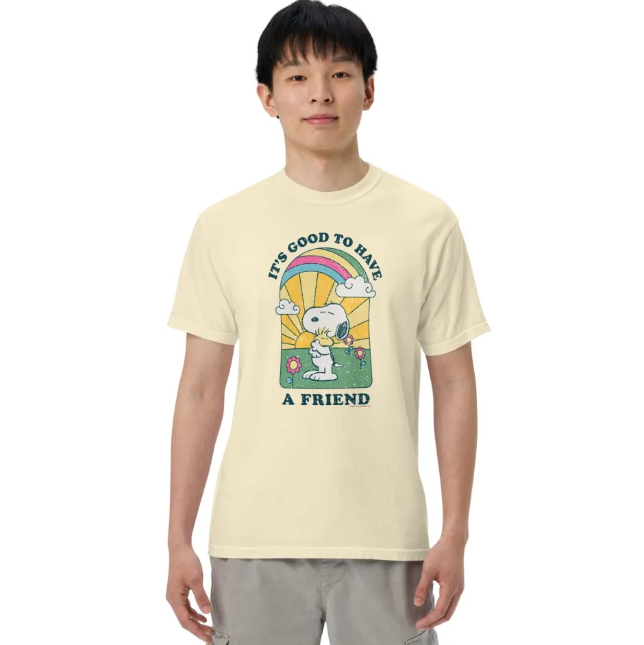 Fashion Groovy Comfort Colors T-Shirt Woodstock | Snoopy