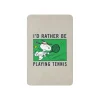 Sale I'd Rather Be Playing Tennis Premium Sherpa Blanket Snoopy | Blankets & Pillows