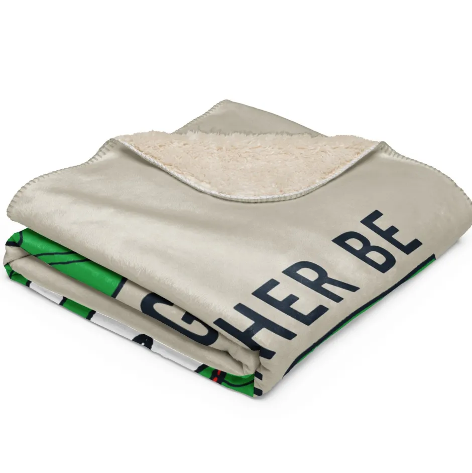 Sale I'd Rather Be Playing Tennis Premium Sherpa Blanket Snoopy | Blankets & Pillows