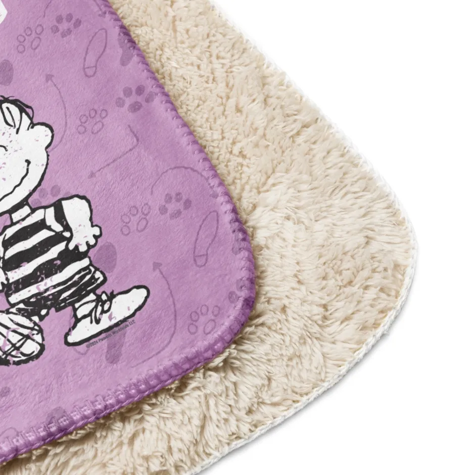 Online Just Keep Dancing Sherpa Blanket Peanuts Gang | Blankets & Pillows