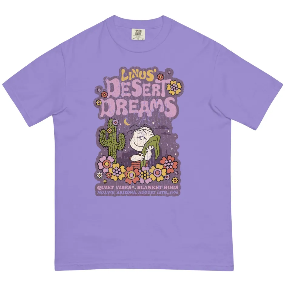 Outlet Linus' Desert Dreams Comfort Colors Unisex T-Shirt Linus Van Pelt | T-Shirts