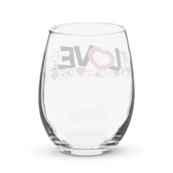 Hot Love Teardrop Glass Charlie Brown | Glassware