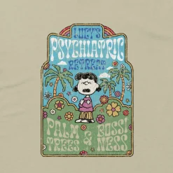 Sale Lucy's Psychiatric Retreat Oversized Unisex T-Shirt Lucy Van Pelt | T-Shirts