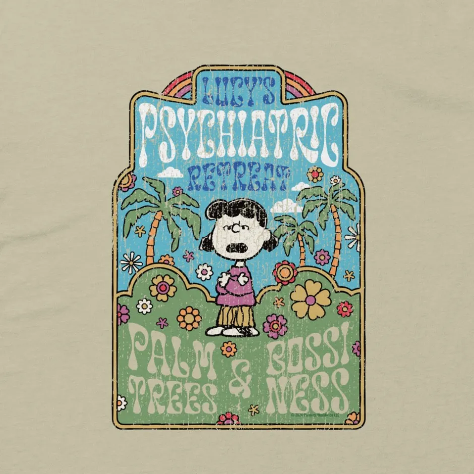 Sale Lucy's Psychiatric Retreat Oversized Unisex T-Shirt Lucy Van Pelt | T-Shirts