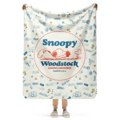 New Making Memories Sherpa Blanket Woodstock | Snoopy
