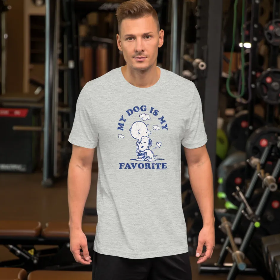Clearance My Dog Is My Favorite Unisex T-Shirt Snoopy | Charlie Brown
