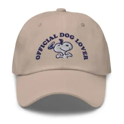 Fashion Official Dog Lover Embroidered Dad Hat Snoopy | Pet