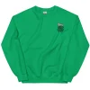 New Shamrock Embroidered Crewneck Hoodies & Sweatshirts