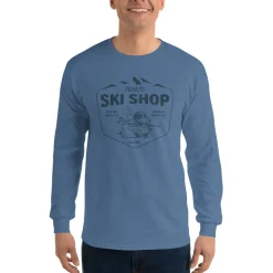 Clearance Ski Shop Unisex Adult Long Sleeve T-Shirt Snoopy | Long Sleeve T-Shirts