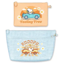 Hot Snoopy and Woodstock Road Trip Cosmetic 2 in 1 Bag and Detacha Woodstock | Snoopy