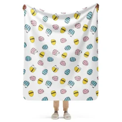 Online Snoopy Easter Eggs Sherpa Blanket Snoopy | Blankets & Pillows