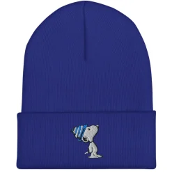 Sale Snoopy Embroidered Beanie Snoopy | Hats & Beanies