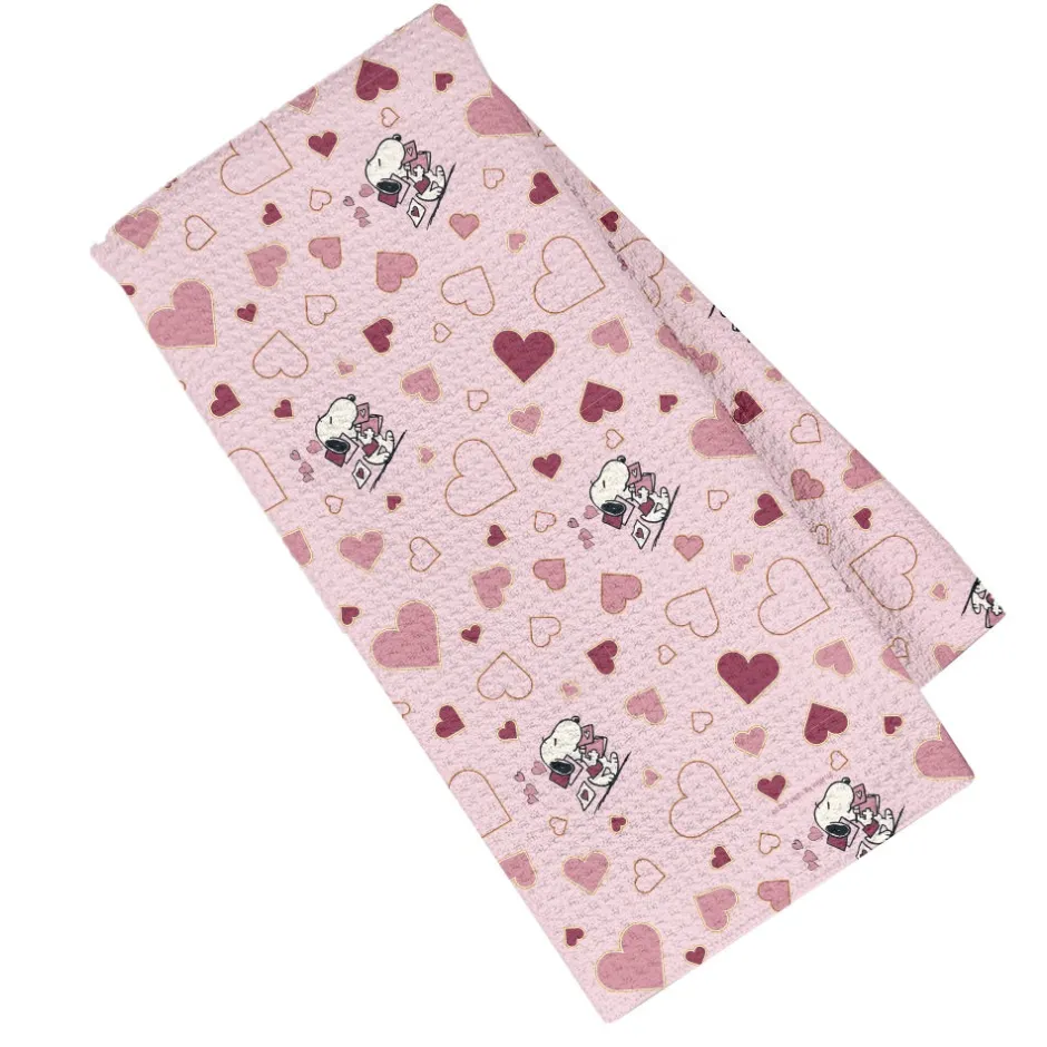 Fashion Snoopy Hearts Kitchen Towel Snoopy