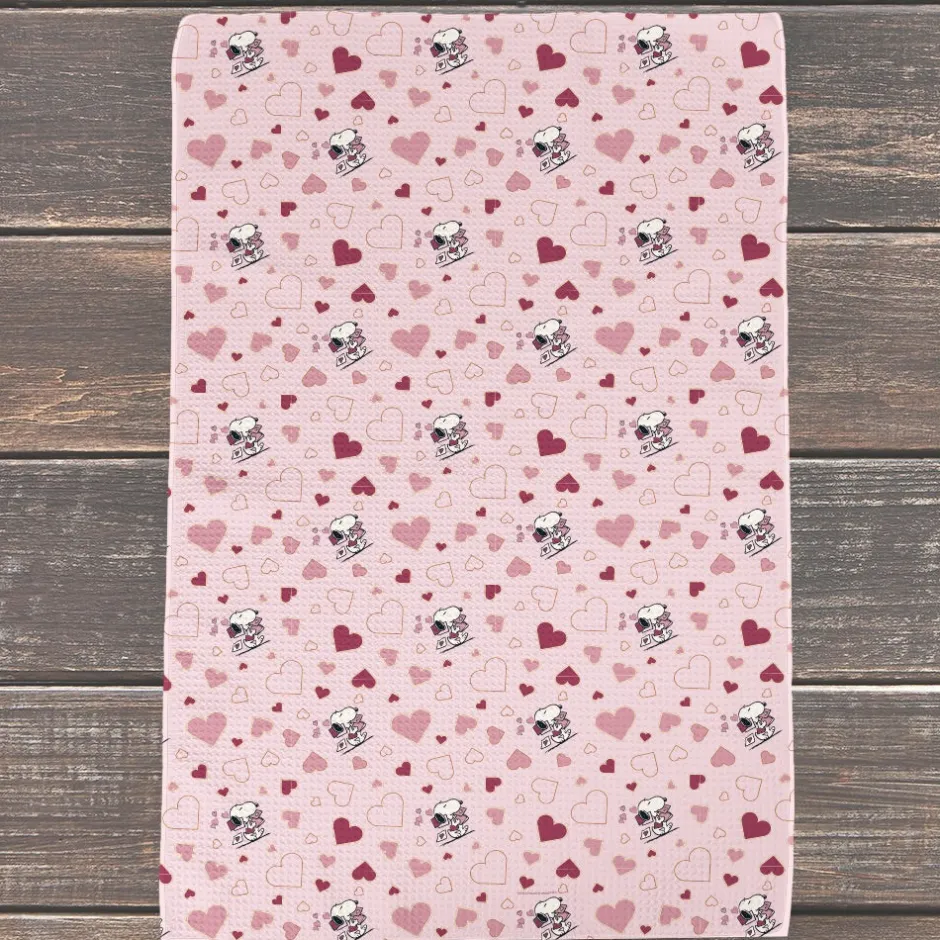 Fashion Snoopy Hearts Kitchen Towel Snoopy