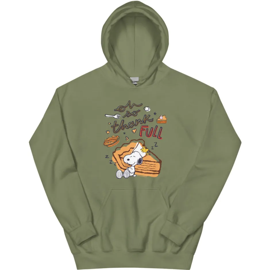 Discount Snoopy Oh So Thank FULL Unisex Hoodie Hoodies & Sweatshirts