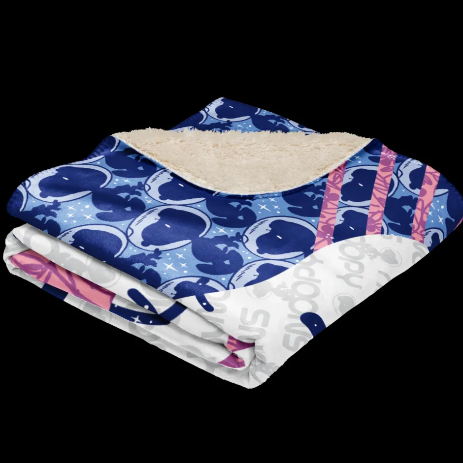 Fashion Snoopy Pattern Mix Sherpa Blanket Snoopy | Blankets & Pillows
