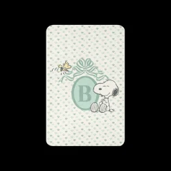 Hot Snoopy Personalized Baby Initials Sherpa Blanket Snoopy | Blankets & Pillows