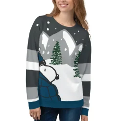 Outlet Snoopy Puffer Unisex Crewneck Snoopy | Hoodies & Sweatshirts