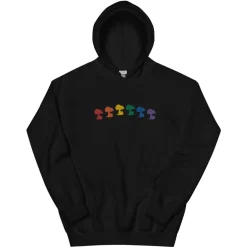 Online Snoopy Rainbow Embroidered Unisex Hoodie Snoopy | Hoodies & Sweatshirts