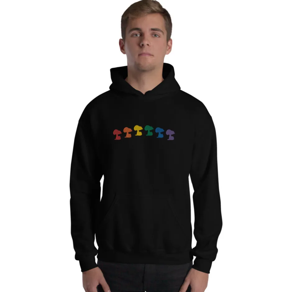 Online Snoopy Rainbow Embroidered Unisex Hoodie Snoopy | Hoodies & Sweatshirts