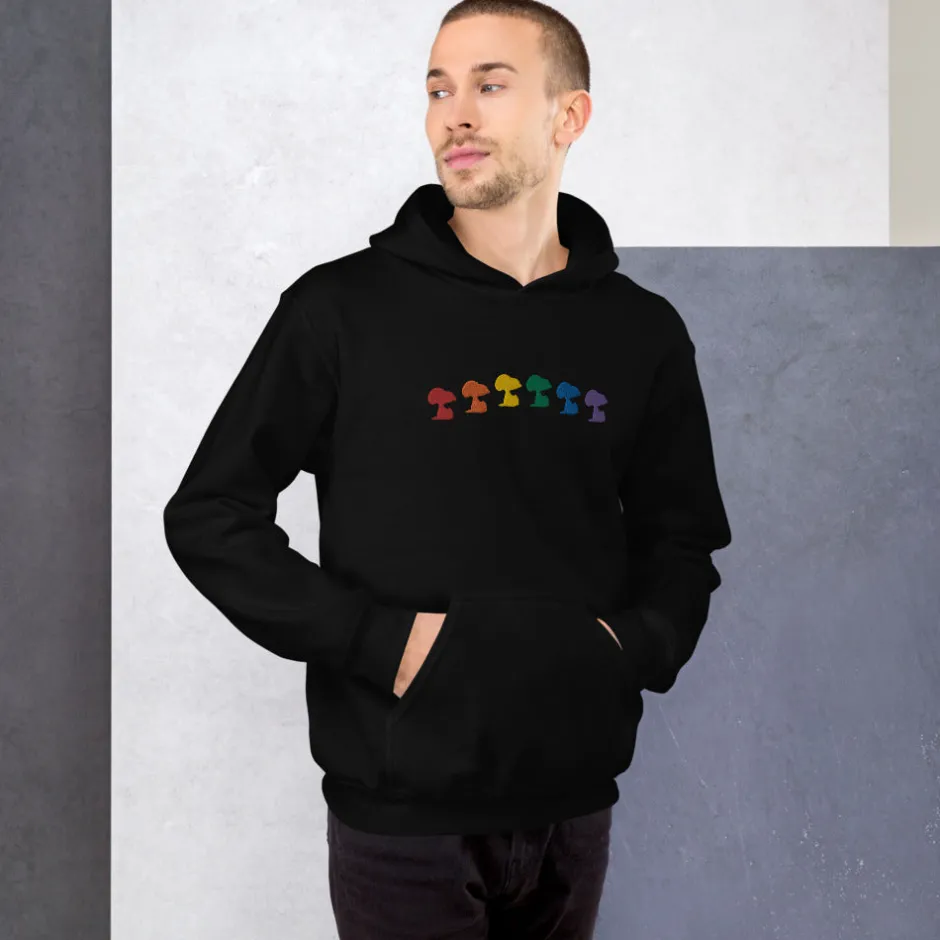 Online Snoopy Rainbow Embroidered Unisex Hoodie Snoopy | Hoodies & Sweatshirts
