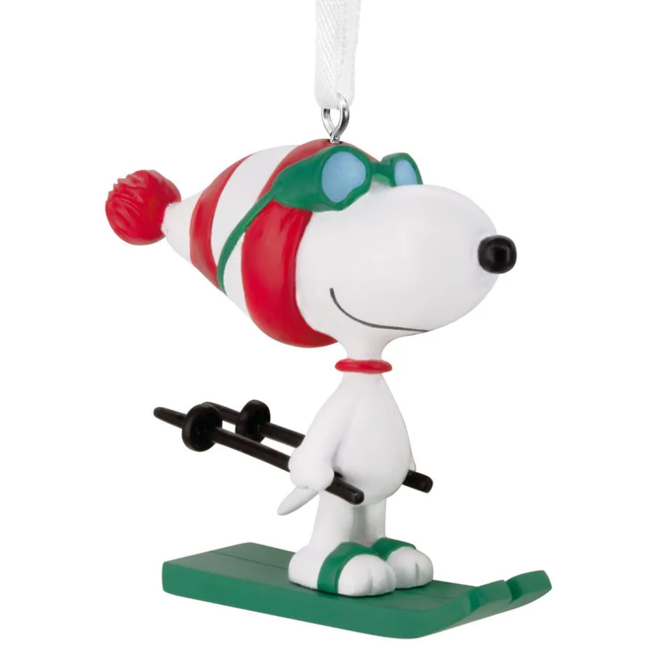 Best Snoopy Skiing Ornament Snoopy