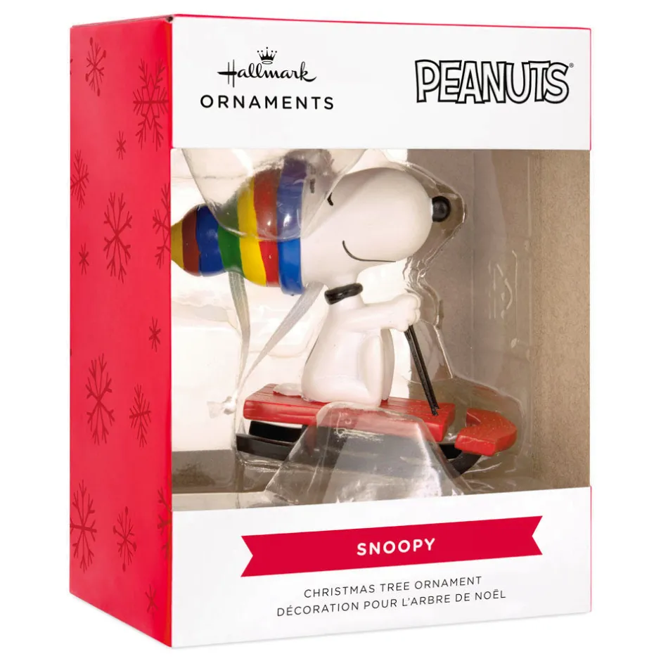Fashion Snoopy Sledding Ornament Snoopy