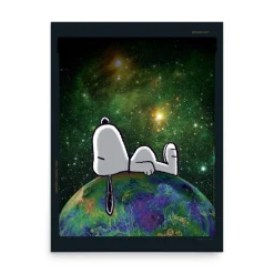 Fashion Snoopy Space Premium Poster Snoopy | Wall Art