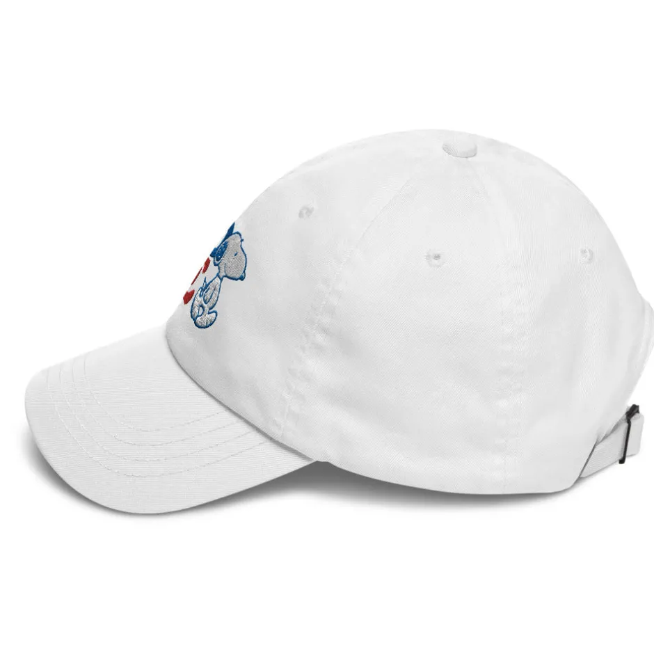 Discount Snoopy Vote Embroidered Dad Hat Snoopy | Hats & Beanies