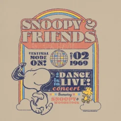 Discount Snoopy's & Friends Dance Live Long Sleeve Unisex T-Shirt Snoopy | Peanuts Gang