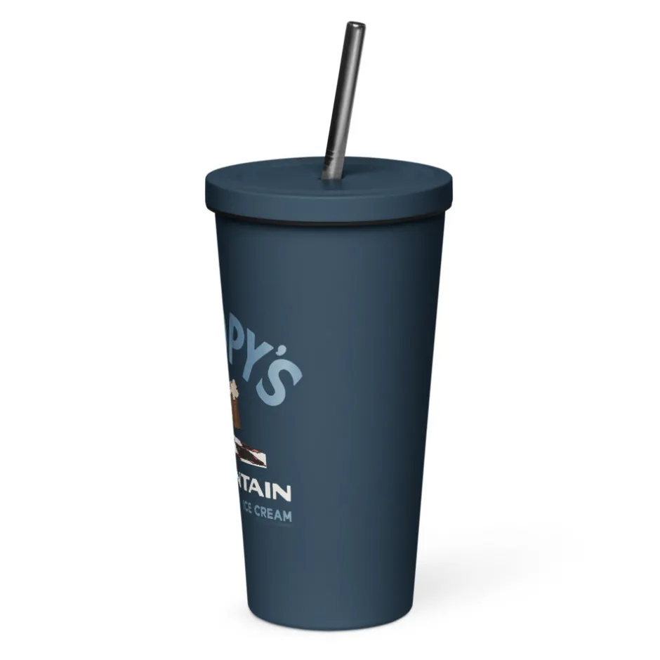 Fashion Snoopy's Soda Fountain Stainless Steel Tumbler Snoopy | Tumblers