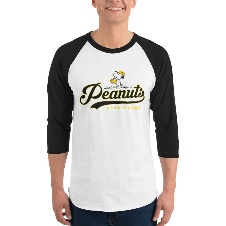 Sale Sportswear Snoopy ¾ Sleeve Raglan Shirt Snoopy