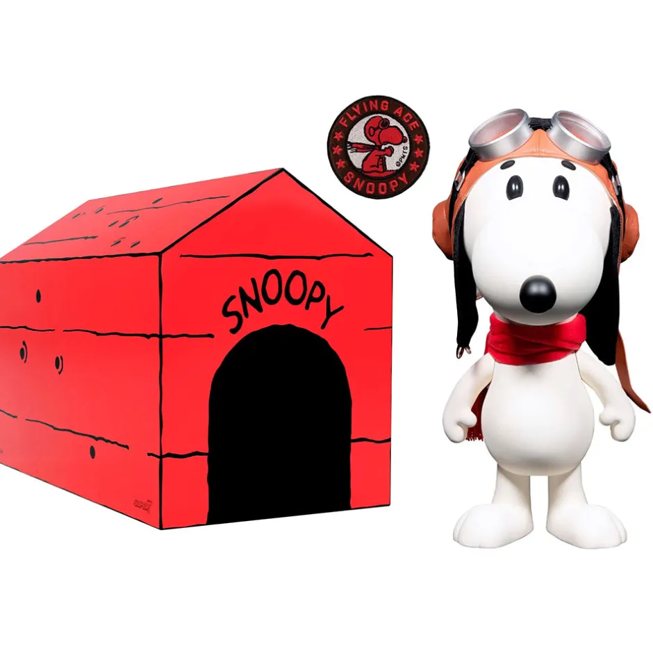 Hot SuperSize Vinyl Figure Snoopy Flying Ace (Doghouse Box) Snoopy | Collectibles