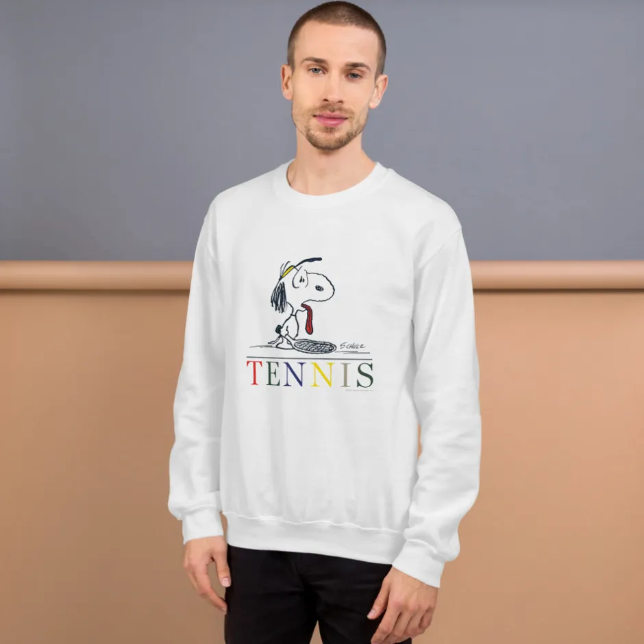 Clearance Tennis Unisex Crewneck Snoopy | Hoodies & Sweatshirts
