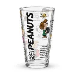 Best 75th Anniversary Pint Glass #1 Woodstock | Peanuts Gang