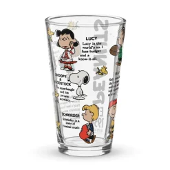Best 75th Anniversary Pint Glass #1 Woodstock | Peanuts Gang