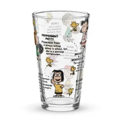 Best 75th Anniversary Pint Glass #1 Woodstock | Peanuts Gang