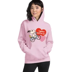 Sale Together We'll Go Far Unisex Hoodie Woodstock | Snoopy