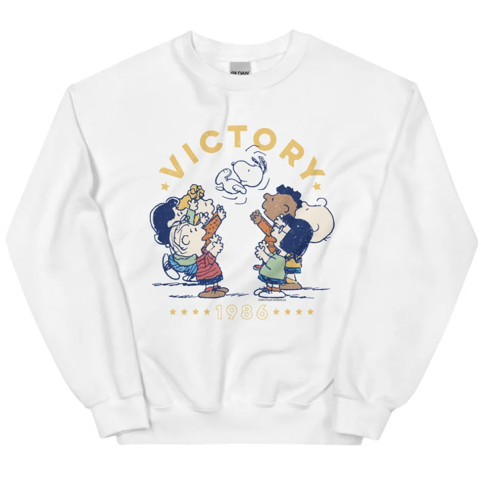 Clearance Victory Adult Crewneck Sweatshirt Peanuts Gang | Hoodies & Sweatshirts