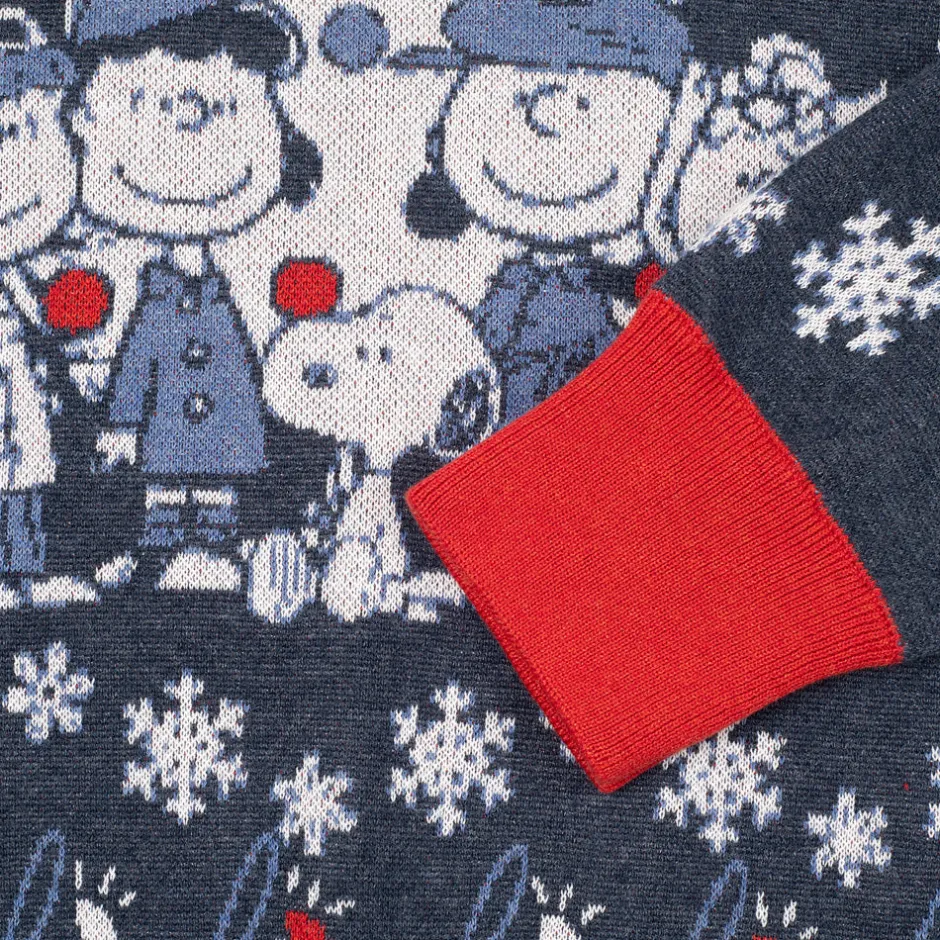New Warm Winter Wishes Holiday Sweater Peanuts Gang | Hoodies & Sweatshirts
