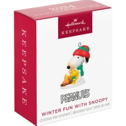 Online Winter Fun with Snoopy Keepsake Ornament Woodstock | Snoopy