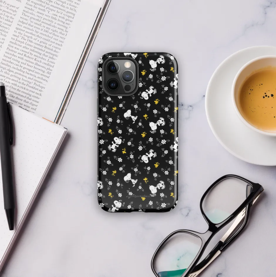 Discount Woodstock And Snoopy Floral Pattern Tough Phone Case - iPhone Phone Cases