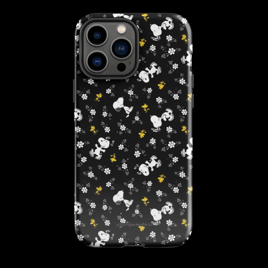 Discount Woodstock And Snoopy Floral Pattern Tough Phone Case - iPhone Phone Cases