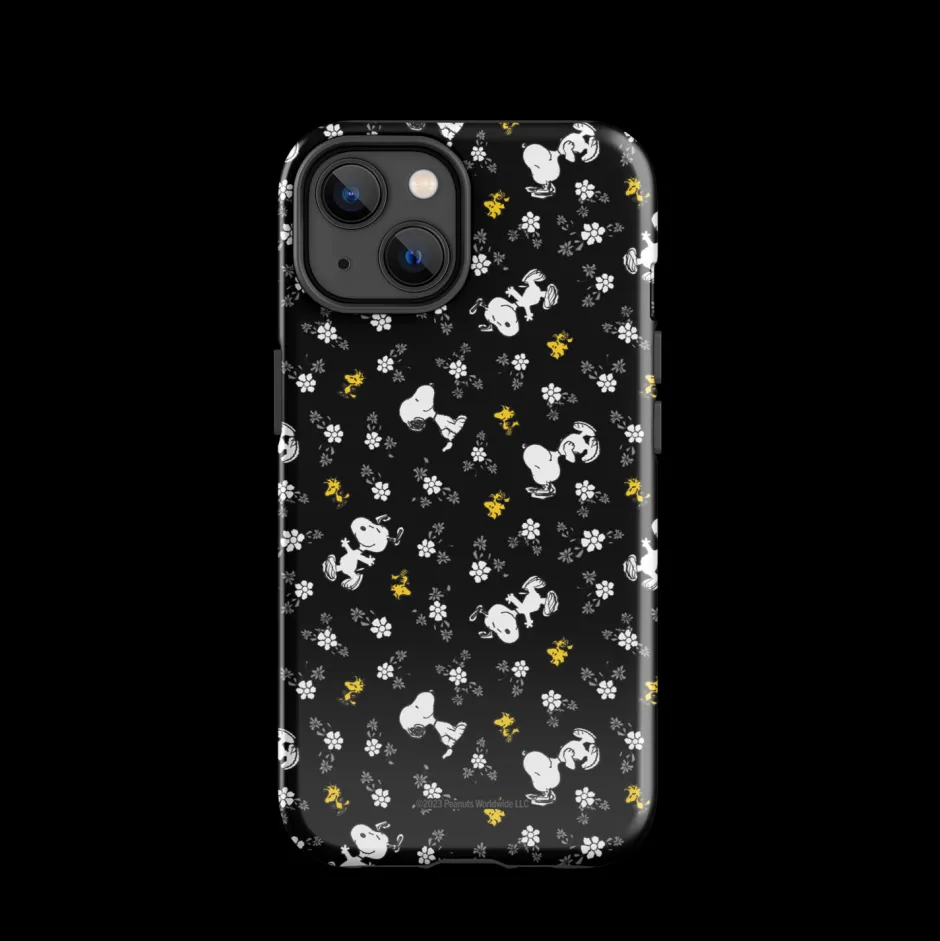 Discount Woodstock And Snoopy Floral Pattern Tough Phone Case - iPhone Phone Cases