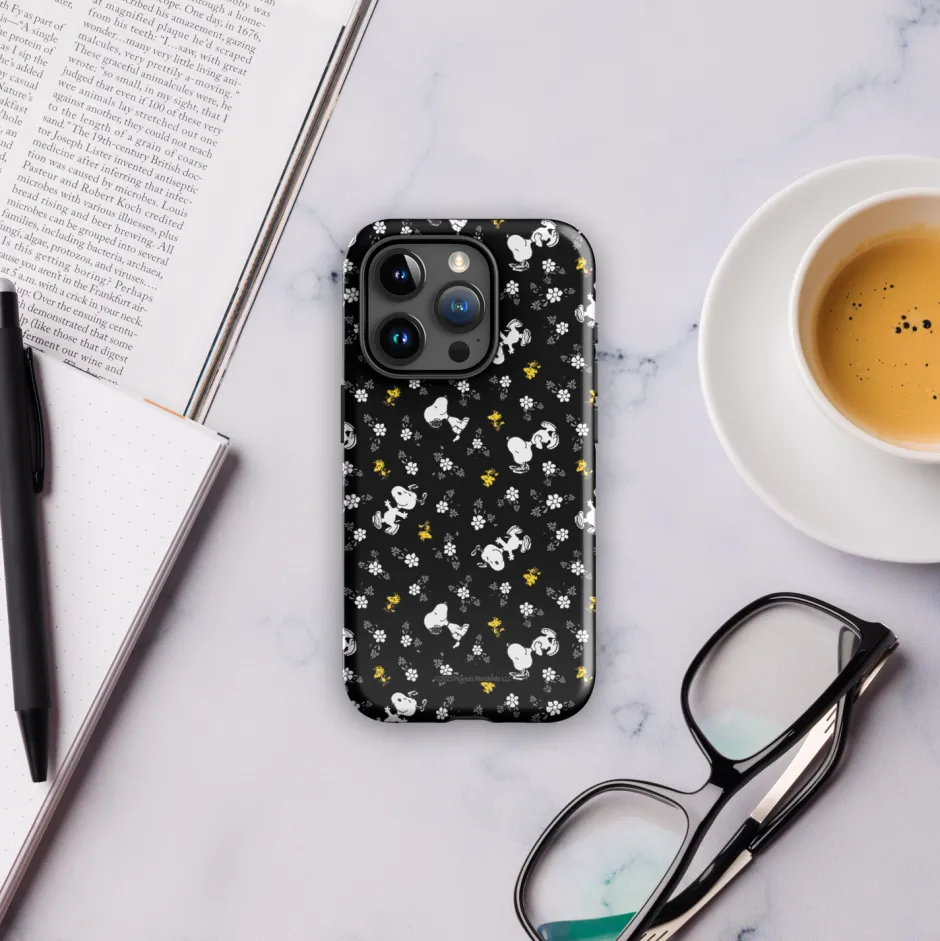 Discount Woodstock And Snoopy Floral Pattern Tough Phone Case - iPhone Phone Cases