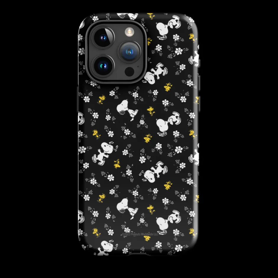 Discount Woodstock And Snoopy Floral Pattern Tough Phone Case - iPhone Phone Cases