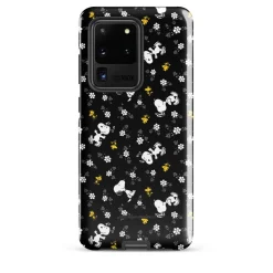 Online Woodstock And Snoopy Floral Pattern Tough Phone Case - Samsung Phone Cases