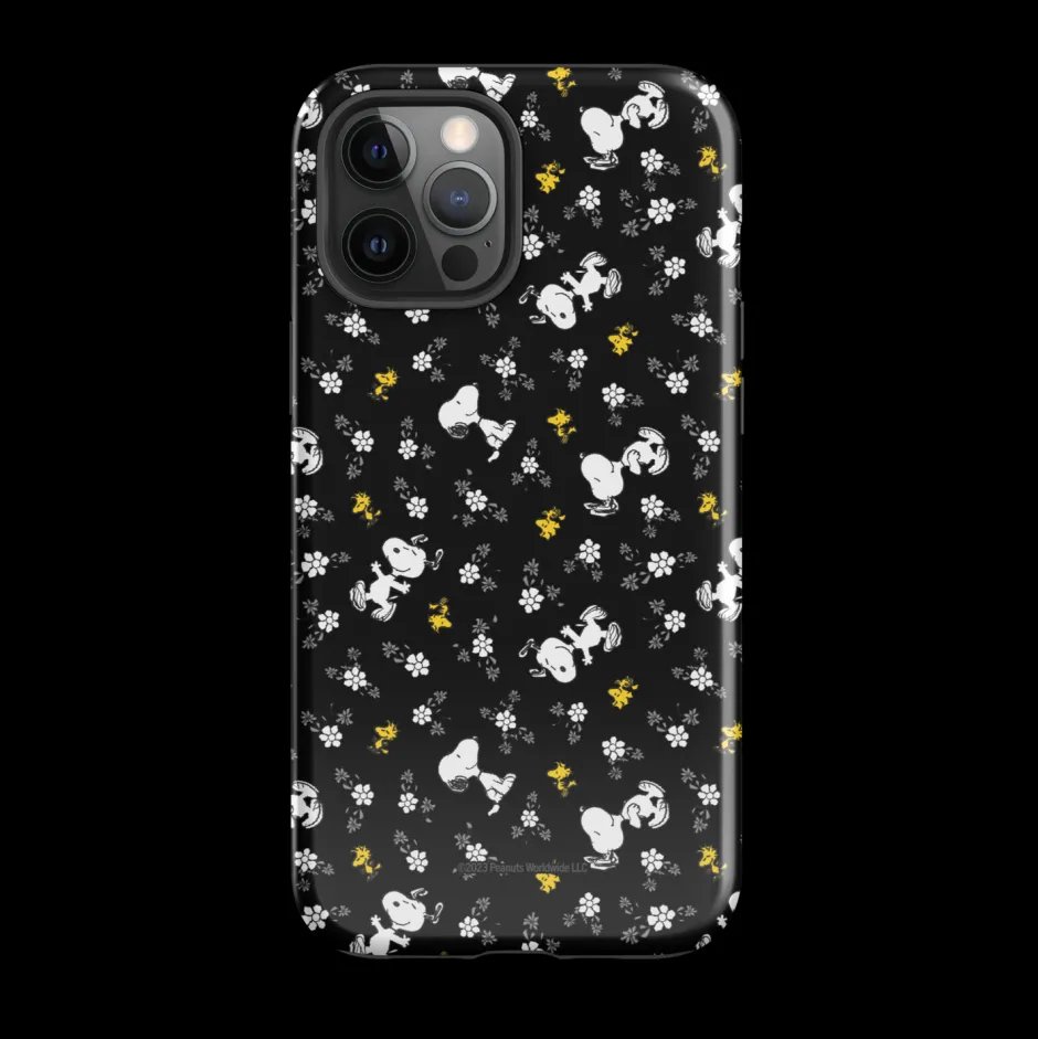 Discount Woodstock And Snoopy Floral Pattern Tough Phone Case - iPhone Phone Cases