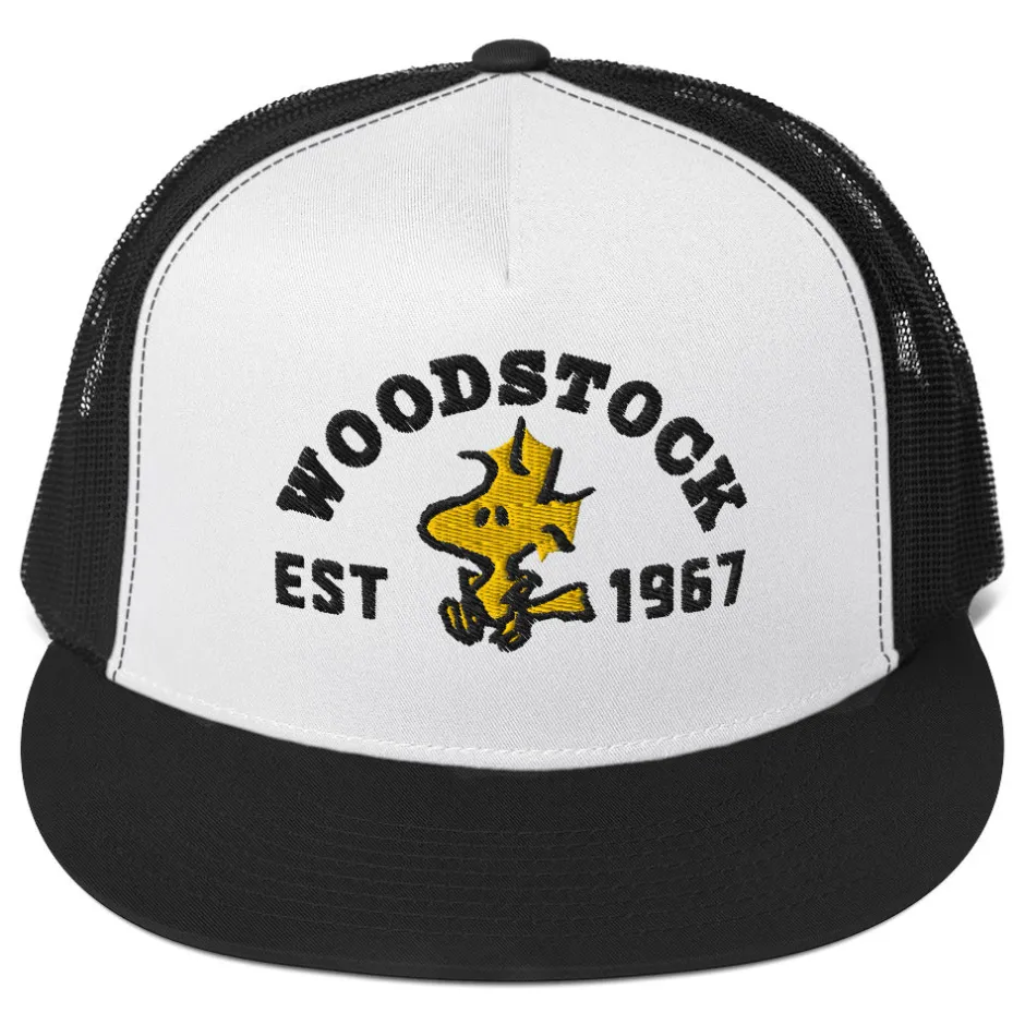 Best Woodstock Embroidered Trucker Hat Snoopy | Hats & Beanies
