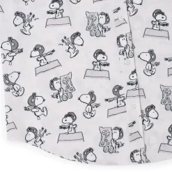 New x RSVLTS The Flying Ace Short Sleeve Shirt Snoopy